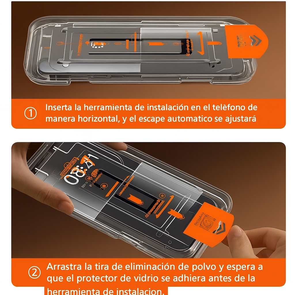 Protector de pantalla Facil de poner